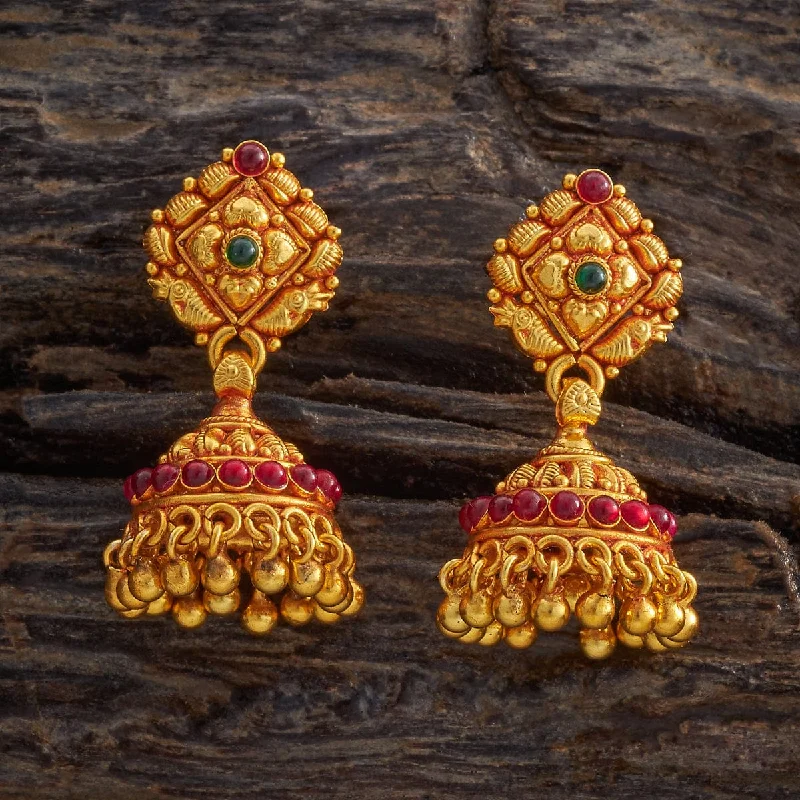 women charm earrings -Silver Temple Earring 174145