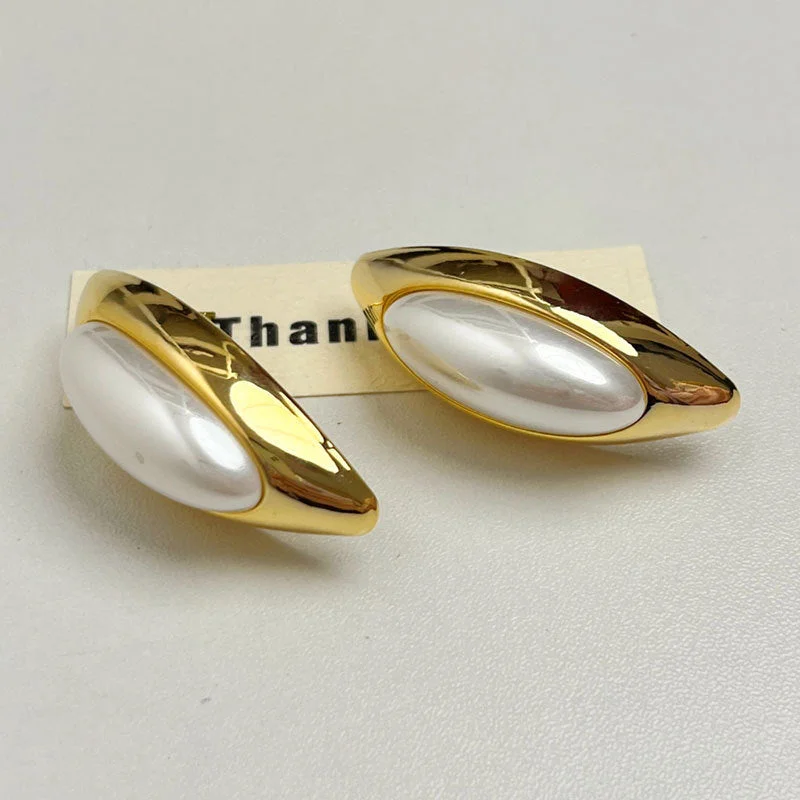 women classy earrings -Just Lil Things Silver Pin Earrings JLT12614