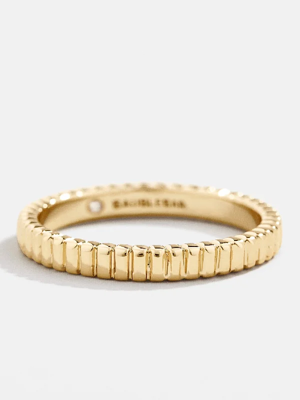 women delicate rings -Penny Ring - Gold