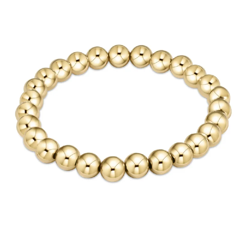 women bangle bracelets -enewton 7.25" extends Classic Gold Bead Bracelet - 7mm