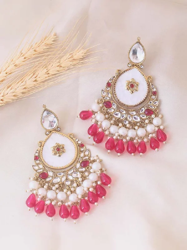 women geometric earrings -Rani Amulya Chandbalis