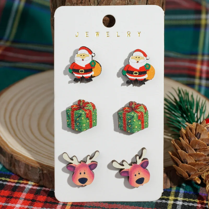 women charm earrings -Just Lil Things Christmas Earrings JLT12819