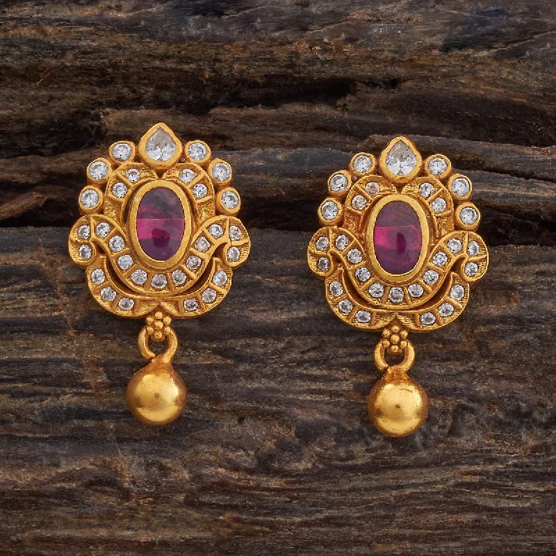 women birthstone earrings -Silver Temple Earring 177350