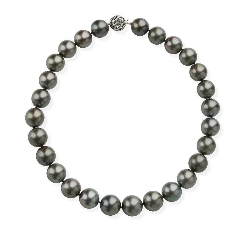 women festival necklaces -Tahitian Natural Color Cultured South Sea Pearl Necklace