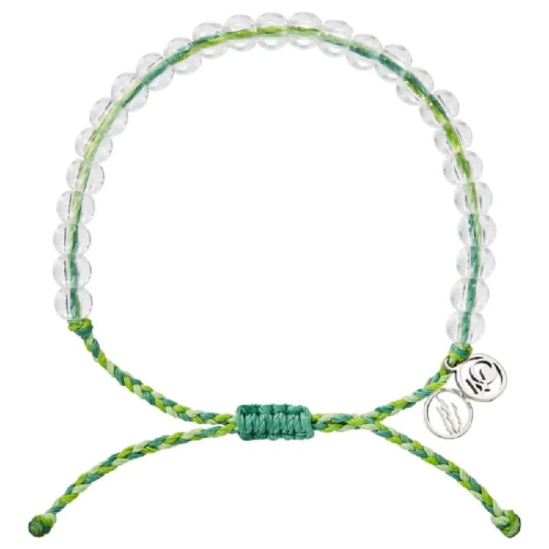 women gold tennis bracelets -4Ocean April 2023 Limited Edition Earth Day Kelp Beaded Bracelet