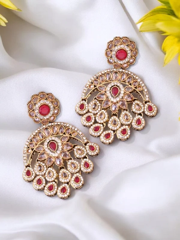 women stylish earrings -Rani Aranya Chandbalis