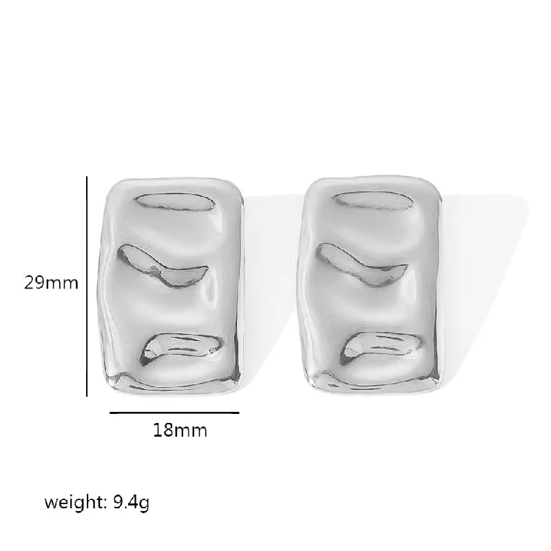 women chic stud earrings -just-lil-things-silver-pin-earrings-jlt12150