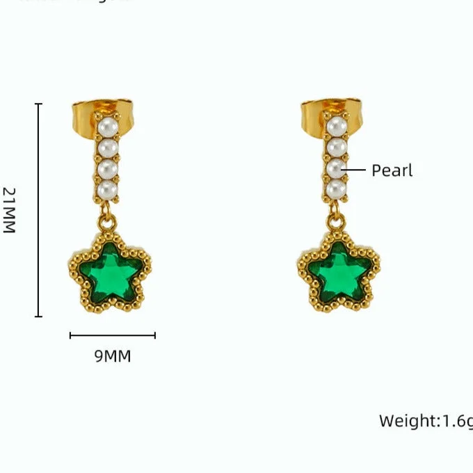 women diamond stud earrings -Just lil things Artificial Earrings