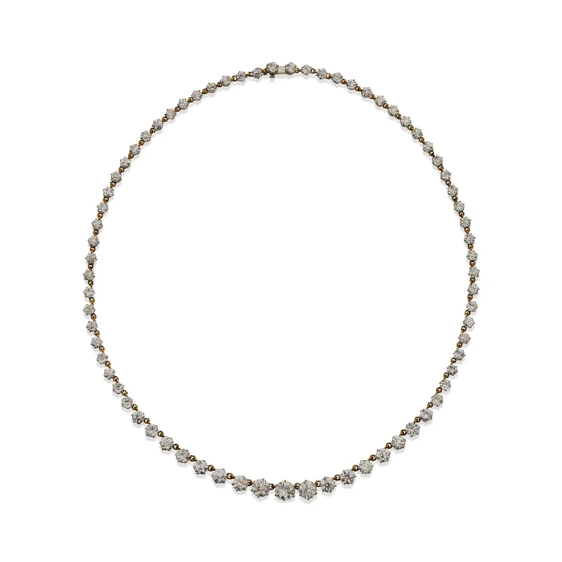 women chic statement necklaces -Thos. Kirkpatrick Diamond Rivière Necklace