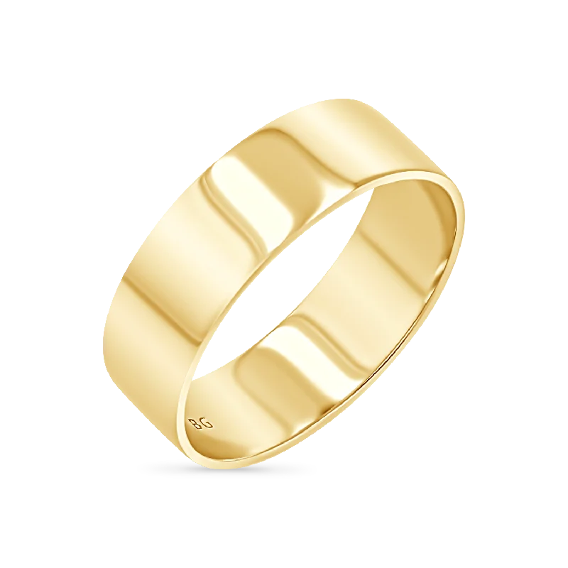 women fashion-forward rings -Thick Stacking Band