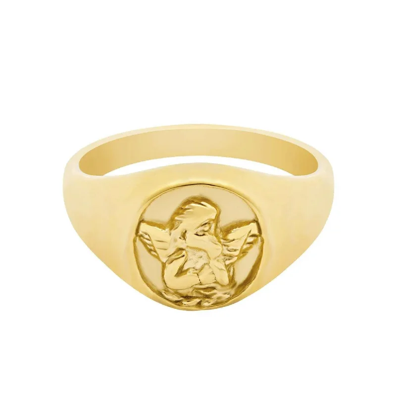 women antique rings -Cherub Ring