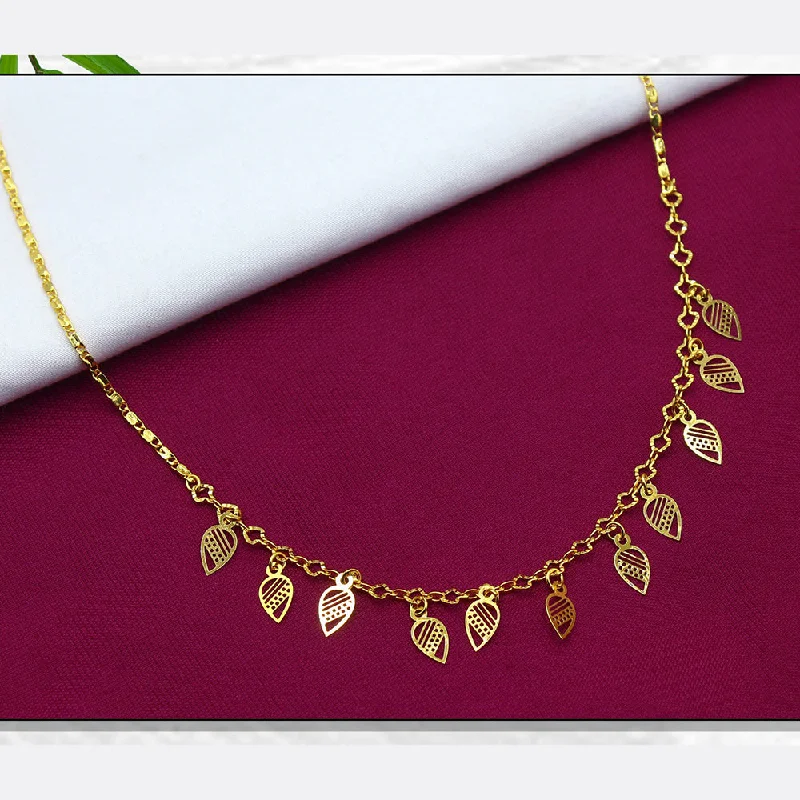 women boho style necklaces -Mahavir Dye Gold Assorted Design Necklace