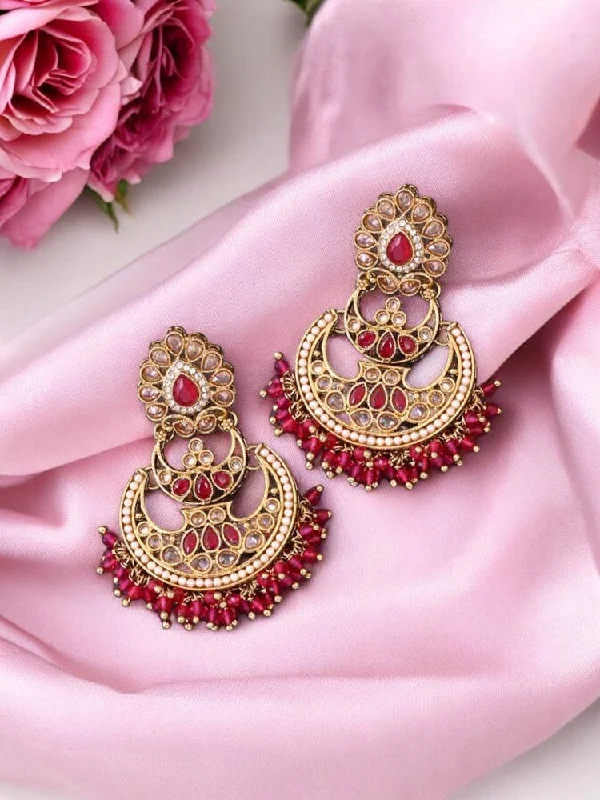 women luxurious earrings -Rani Ira Chandbalis