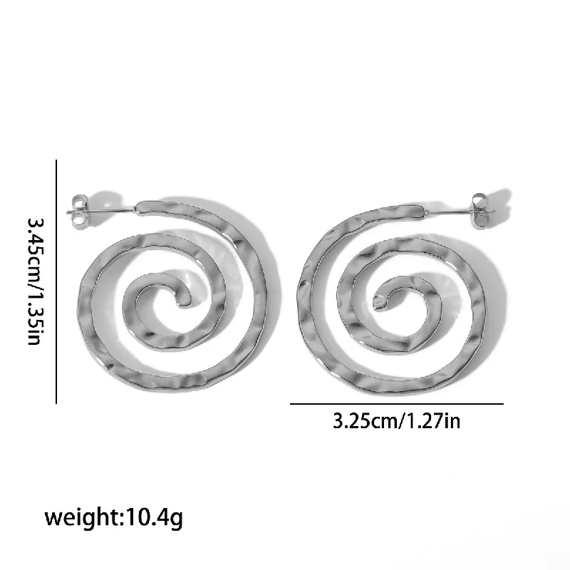 women eco-friendly earrings -just-lil-things-silver-pin-earrings-jlt12177