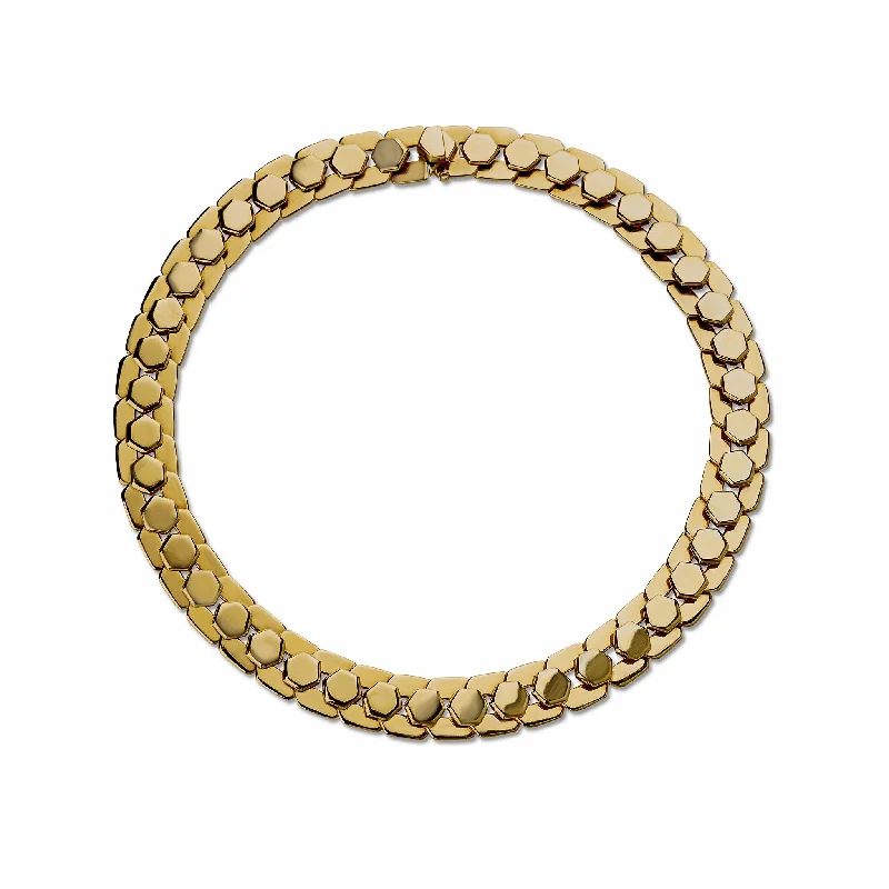 women infinity necklaces -Marina B. 18K Gold "Chexa" Necklace