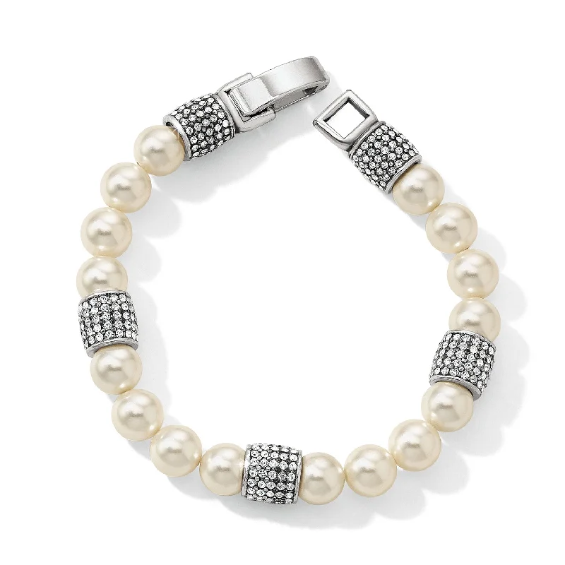 women customized charm bracelets -Brighton Meridian Pearl Bracelet