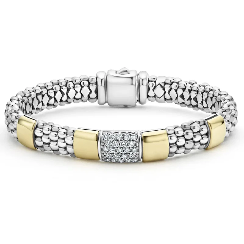 women timeless bracelets -Lagos Gold Station Diamond Bracelet