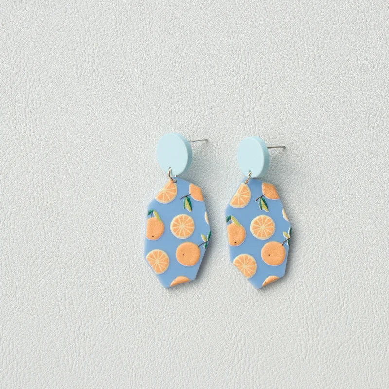 women dangle earrings -just-lil-things-blue-pin-earrings-1