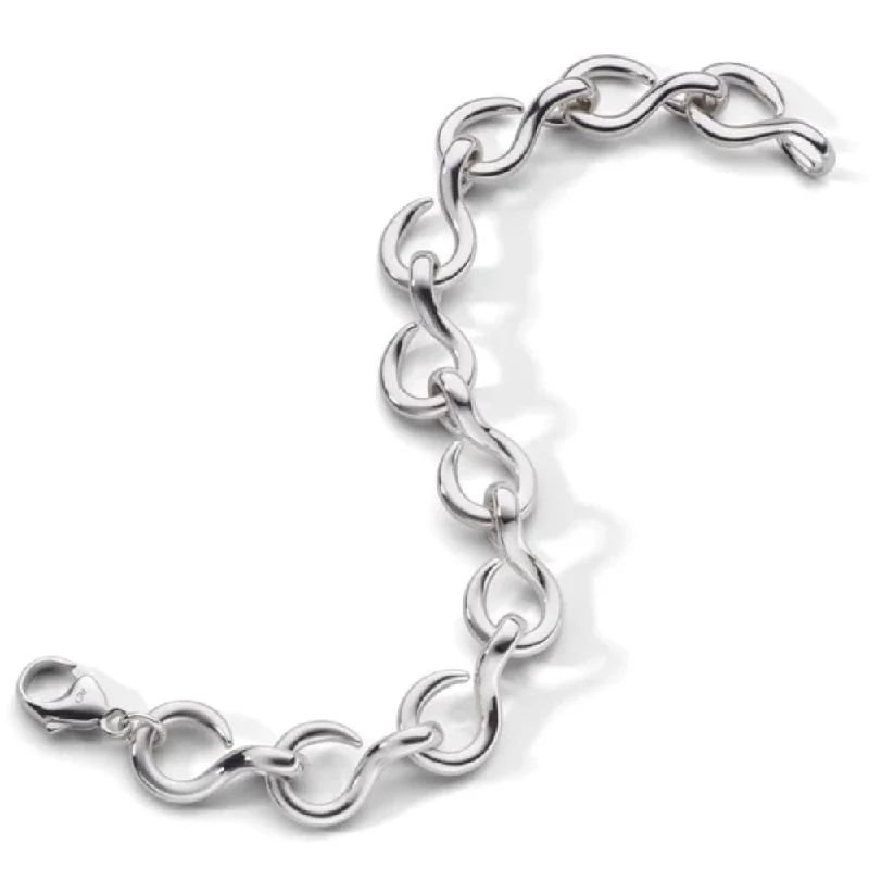 women handmade bracelets -Monica Rich Kosann "The Twist" Sterling Silver Premier Infinity Bracelet