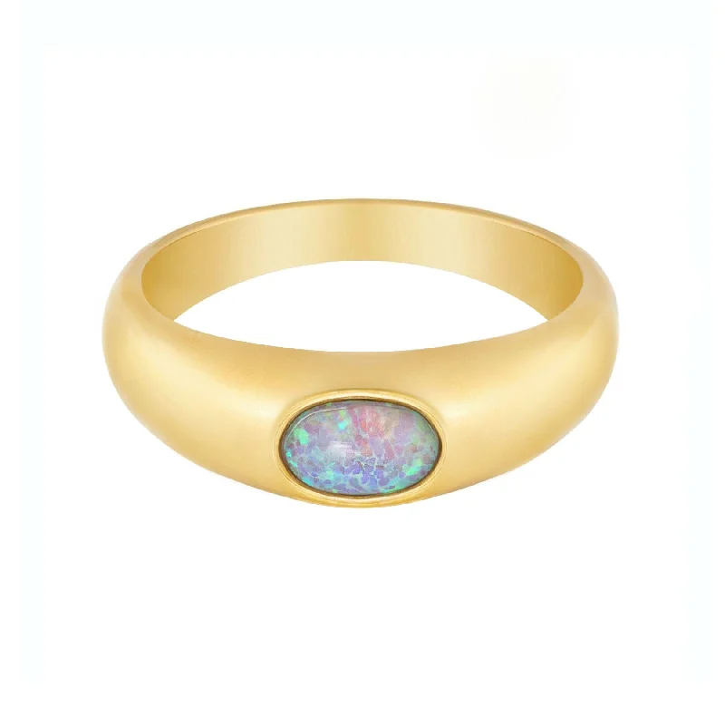 women large cocktail rings -Aisha Opal Ring