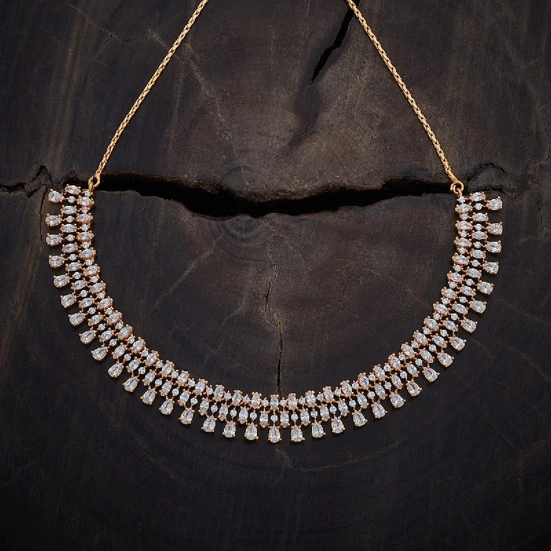 women chic necklaces -Zircon Necklace 163848