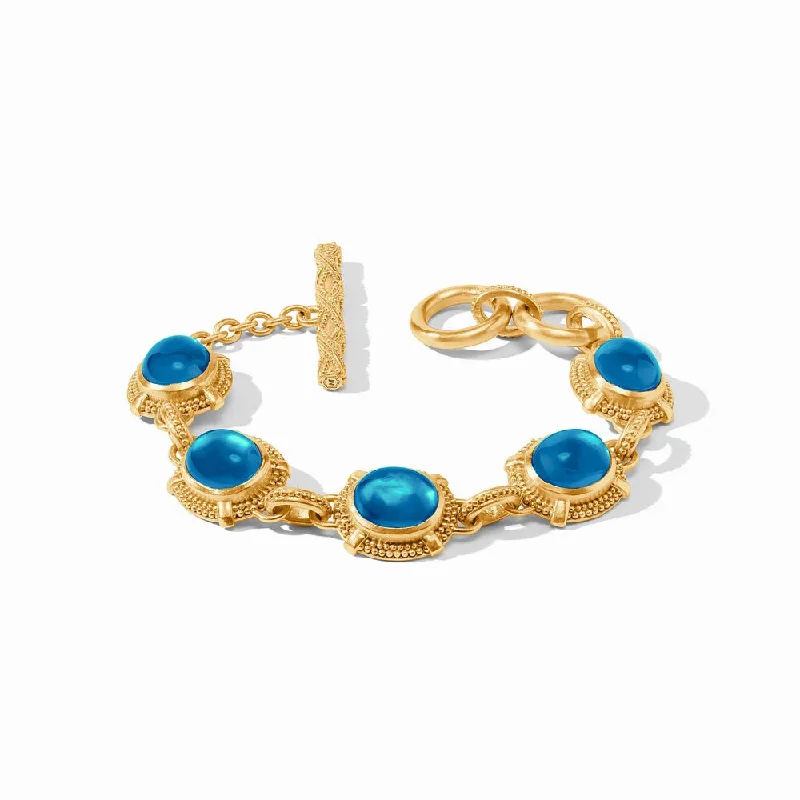 women gold plated bangles -Julie Vos Cabochon Bracelet