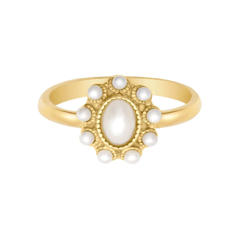 women vintage rings -Enchanted Pearl Ring