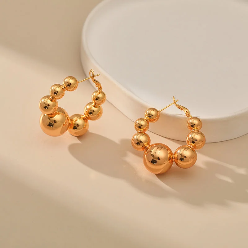 women rose gold earrings -Just lil things Artificial Earrings