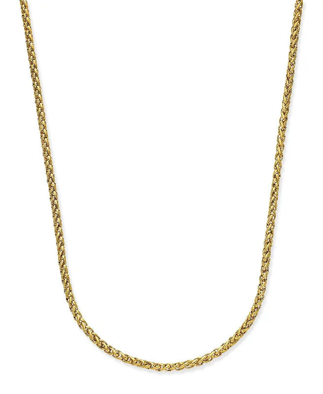 women layered chain necklaces -Men's Gold-Tone Chain Necklace