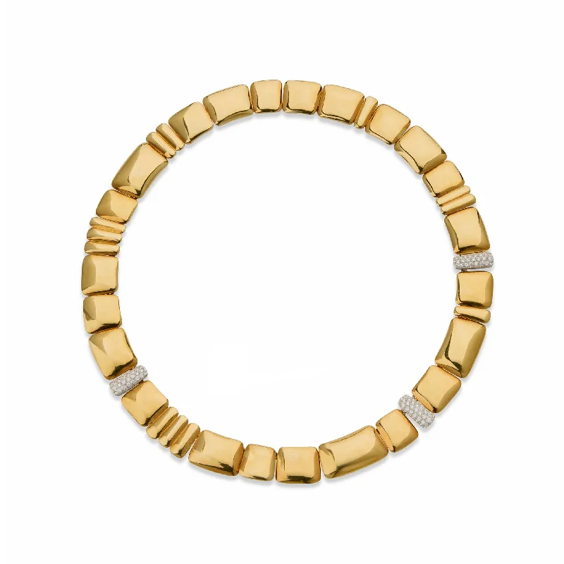 women gold necklaces -Angela Cummings for Tiffany & Co. Asymmetrical 18K Gold Necklace