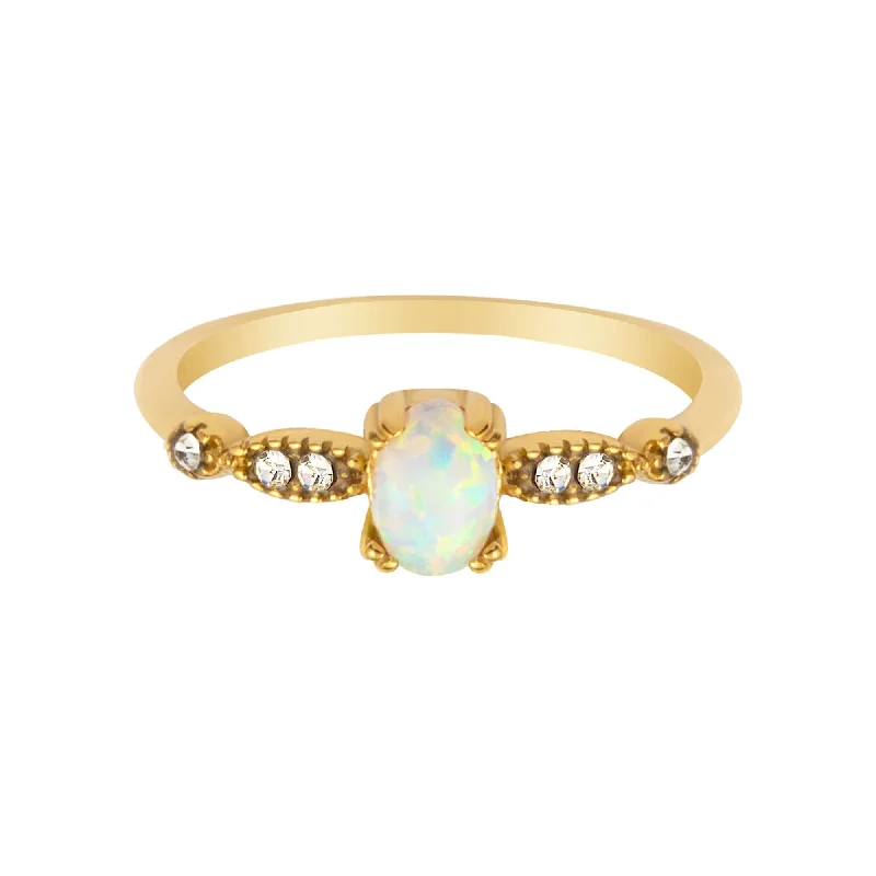 women high-end rings -Destiny Opal Ring