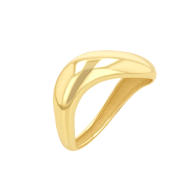 women diamond rings -Puff Wave Ring