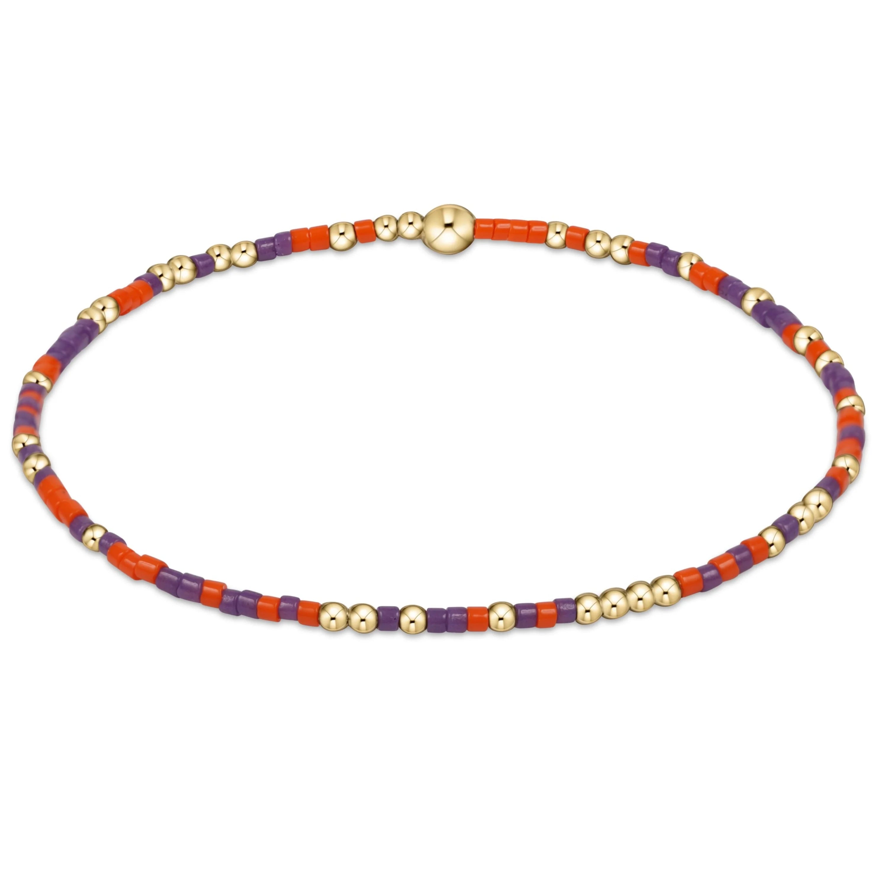 women classic bangles -enewton 7.25" extends  Gameday Hope Unwritten Bracelet - Bright Orange Purple