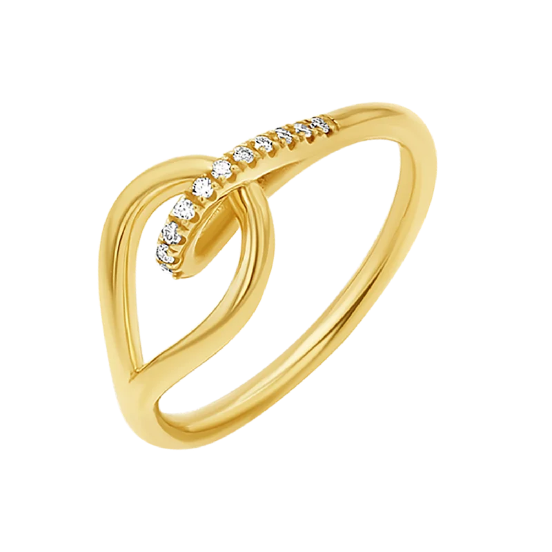 women eternity rings -Anchor Knot Ring