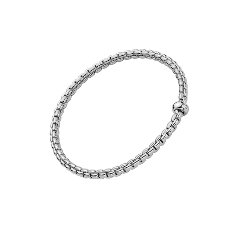 women customized charm bracelets -Fope 18k White Gold Eka Flex'it Bracelet