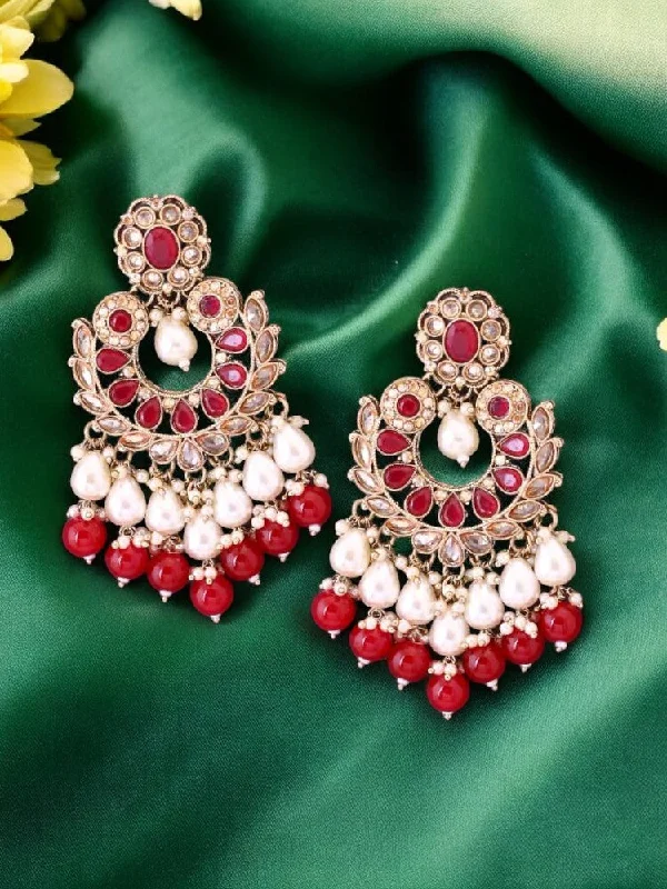 women drop earrings for women -Rani Yuna Chandbalis