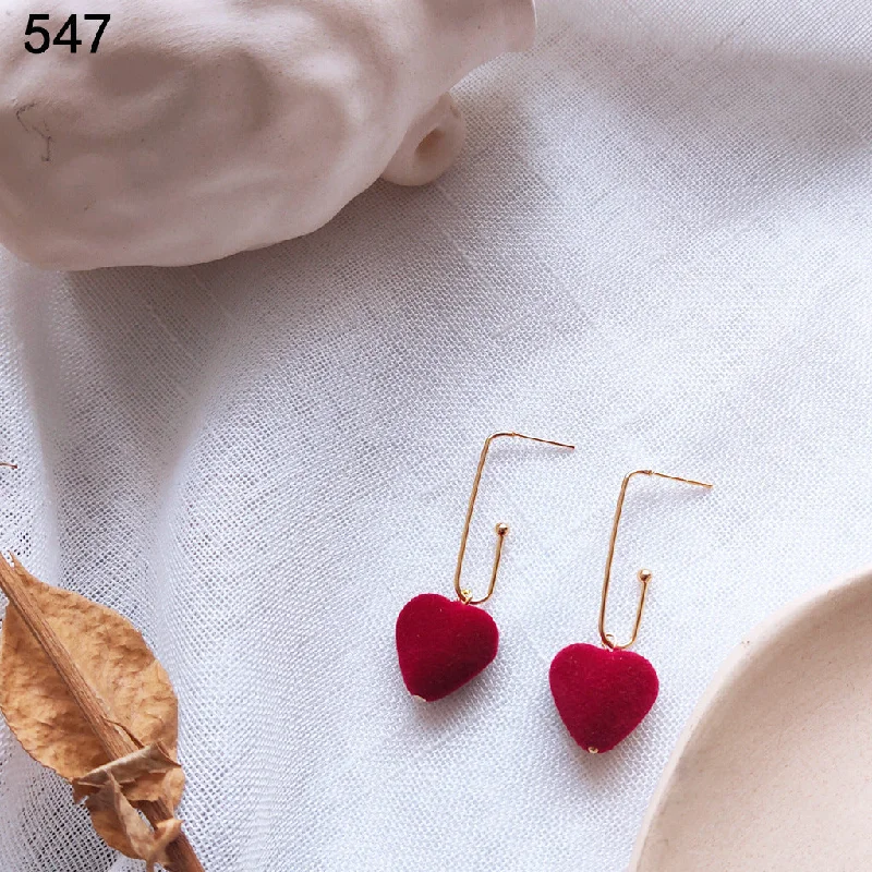 women luxurious earrings -just-lil-things-pin-earrings-red-earrings-jlt10402