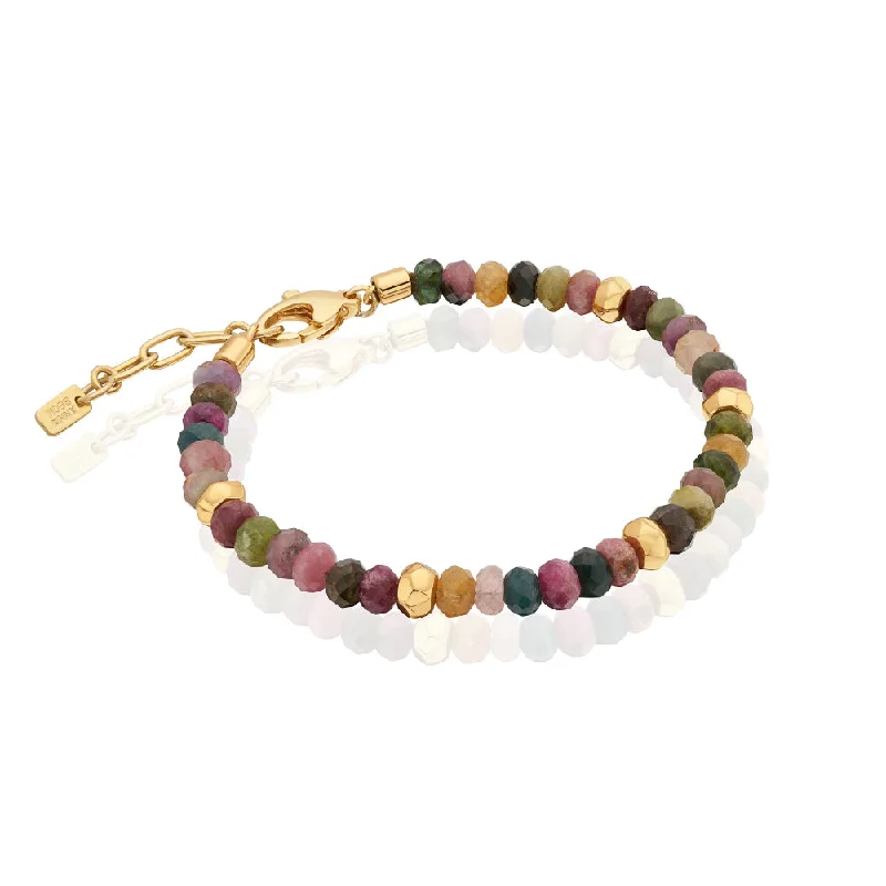 women heart-shaped bracelets -Anna Beck Tourmaline Beaded Bracelet