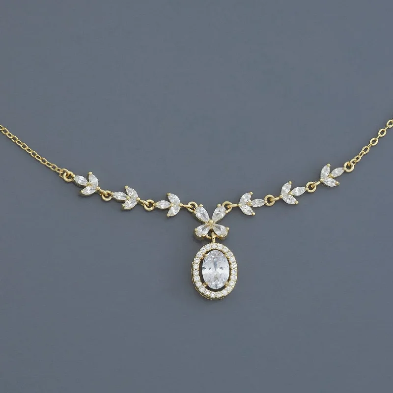 women affordable gold necklaces -Trendy Necklace 178953