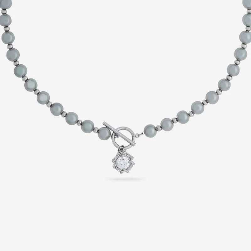 women chic necklaces -Trendy Pearl Necklace 174333