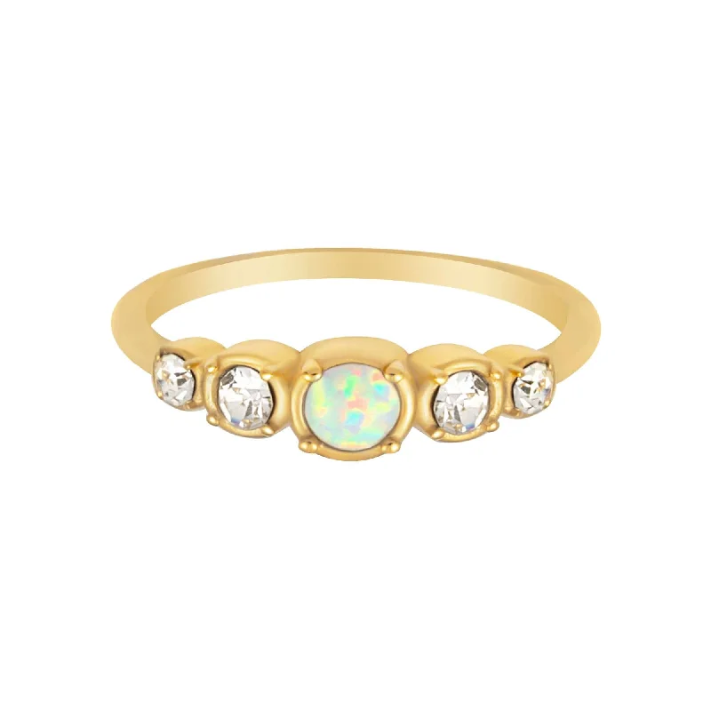 women cocktail rings -Hettie Opal Ring