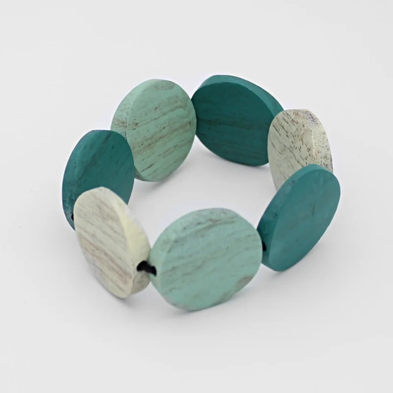 women gold bangles -Aqua Pastel Charmaine Bracelet