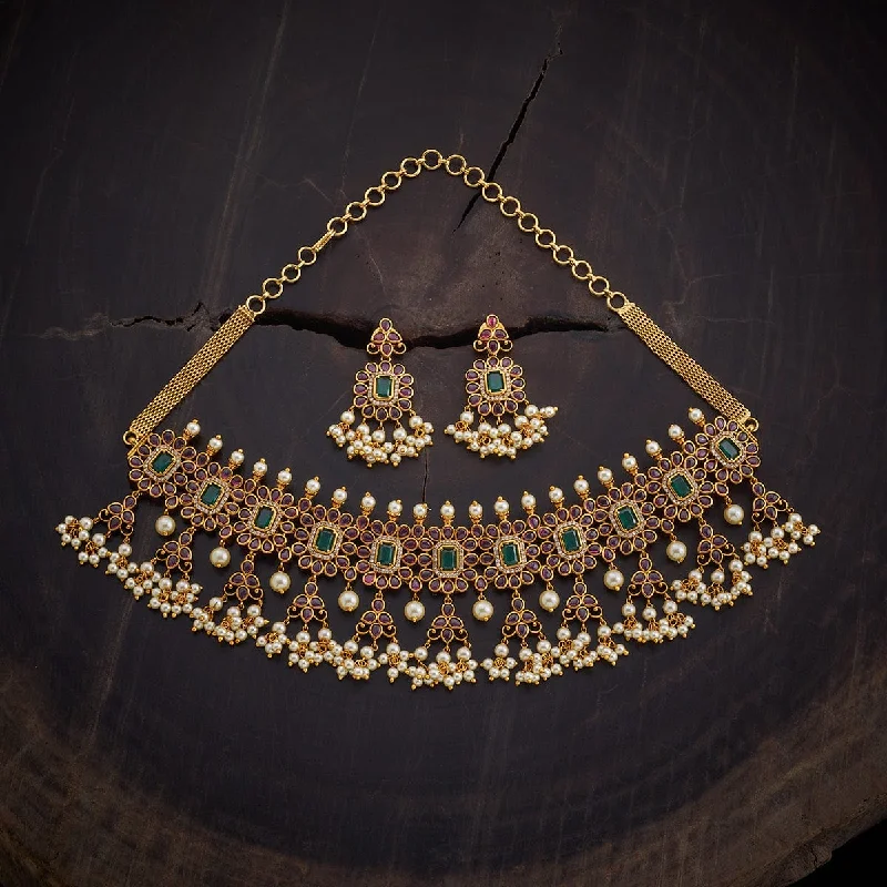 women choker necklaces -Antique Necklace 153190