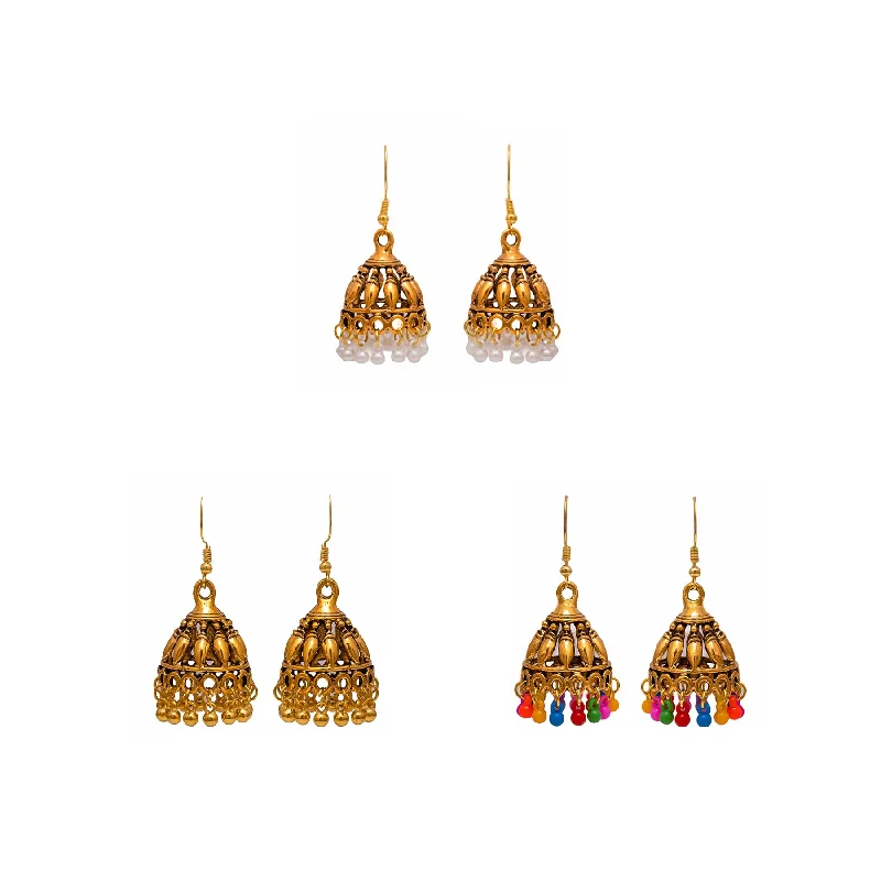 women charm earrings -Pack Of Three Earrings O10001