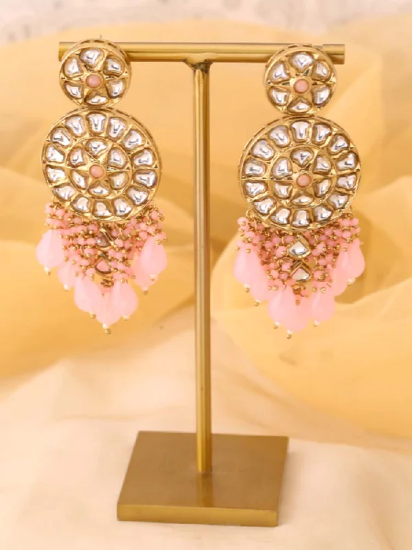 women gold hoop earrings -Blush Rachna Chandbalis