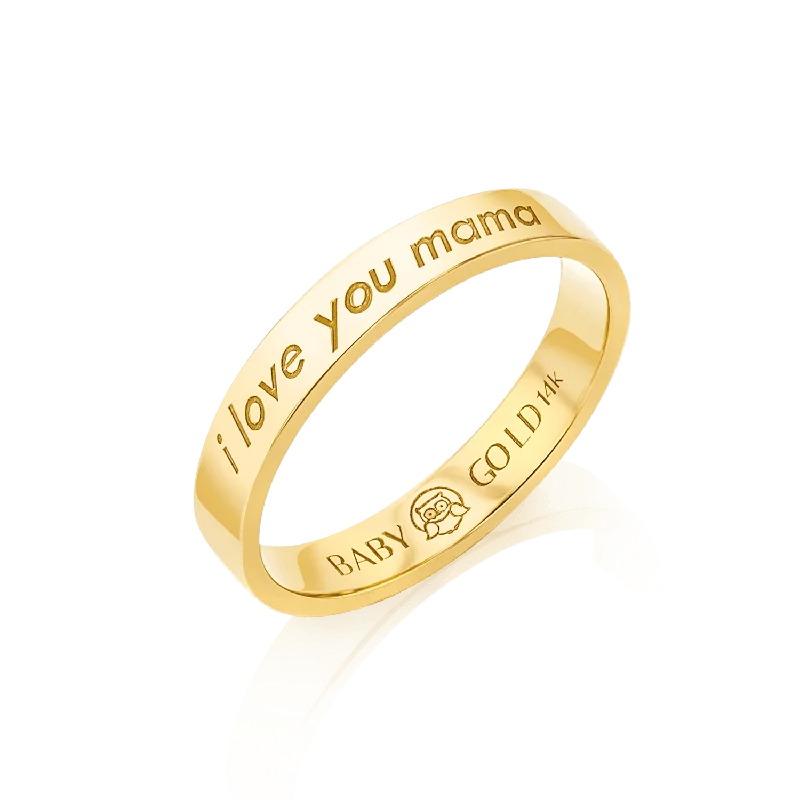 women ring for women -I Love You Mama Ring