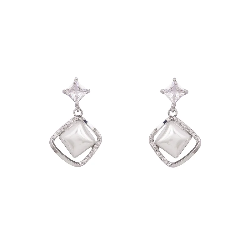 women zircon earrings -Earrings- J0601816