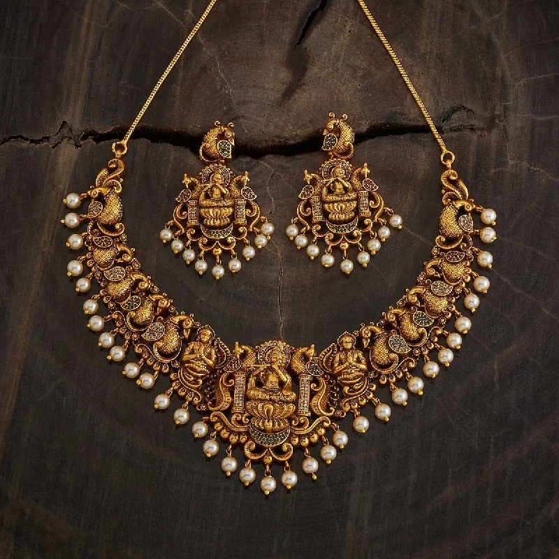 women sparkling necklaces -Antique Necklace 173589