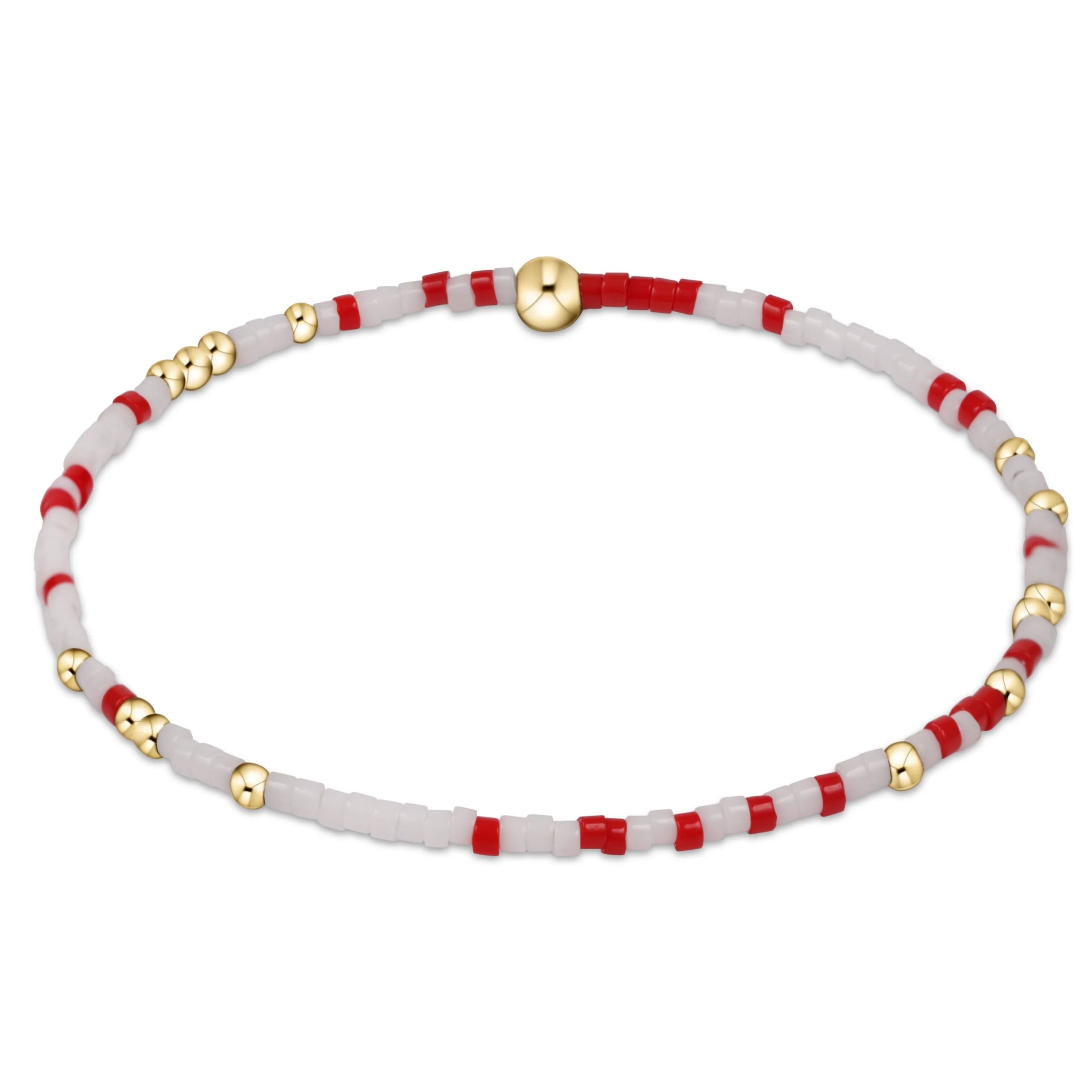 women contemporary bangles -enewton 7.25" extends  Gameday Hope Unwritten Bracelet - Bright Red White