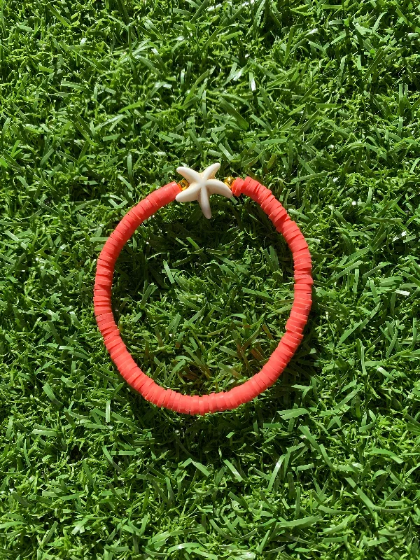 women silver plated bracelets -Coral Cove Starfish Delight Bracelet